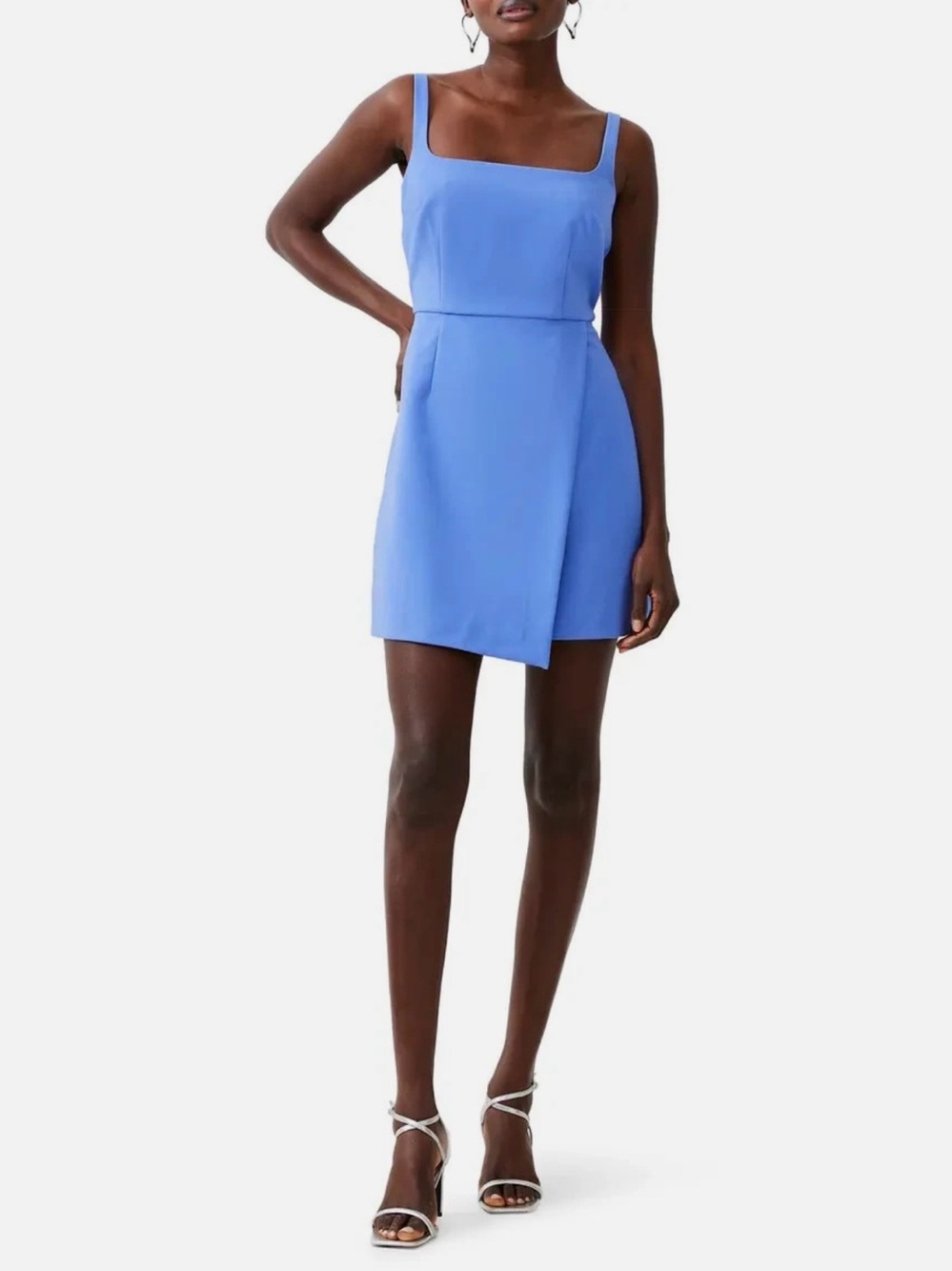 French Connection Whisper Faux Wrap Minidress